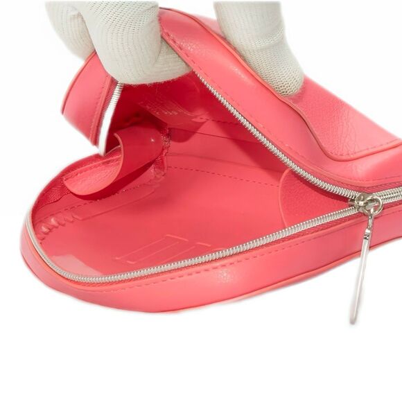 DIOR Makeup Pouch Cosmetic Bag (PINK CORAL) Size: 7"L x 5"H - Picture 3 of 13